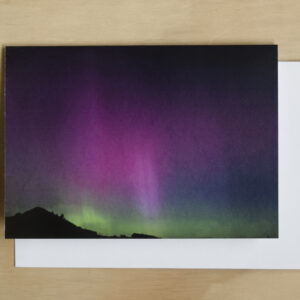 Greeting Card: Pink Skies Over Puketapu