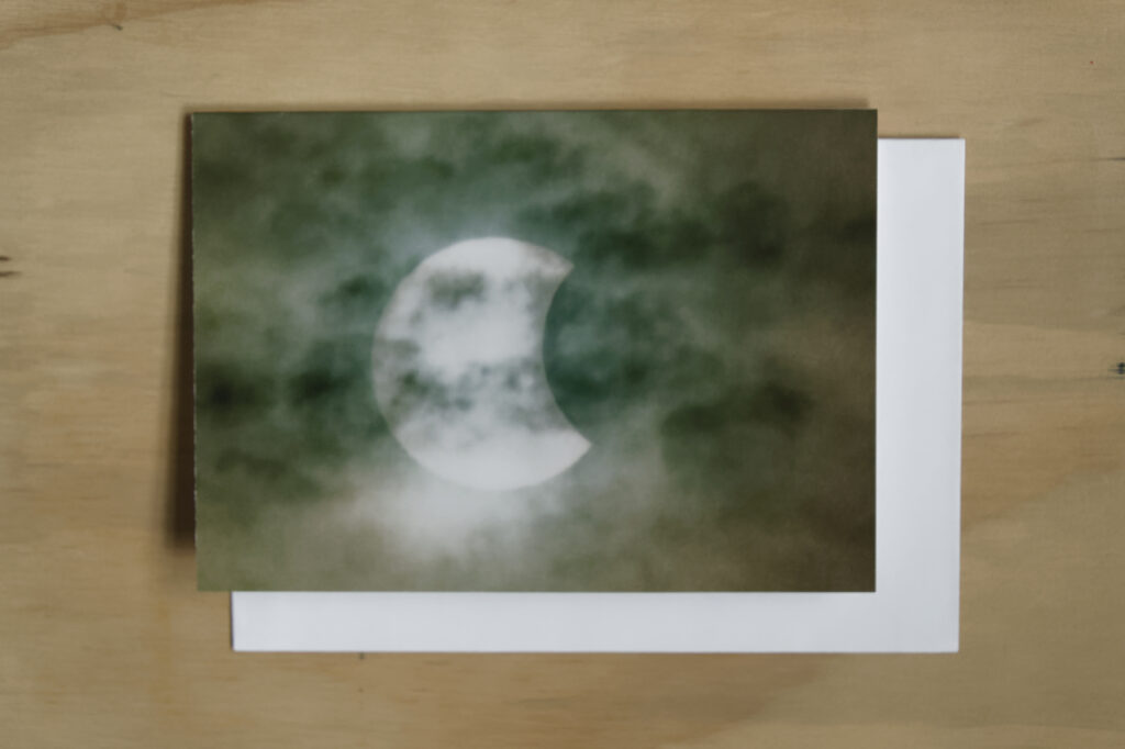 Greeting Card: Moonshadow (Solar Eclipse)