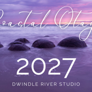 2027 wall calendar coastal otago by dwindle river studio